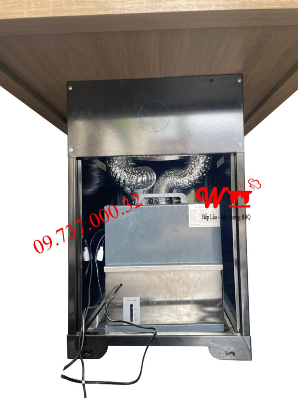 Máy lọc mùi khói bếp lẩu nướng bằng nước, máy hút, khử, tiêu mùi, khói - Ảnh 4