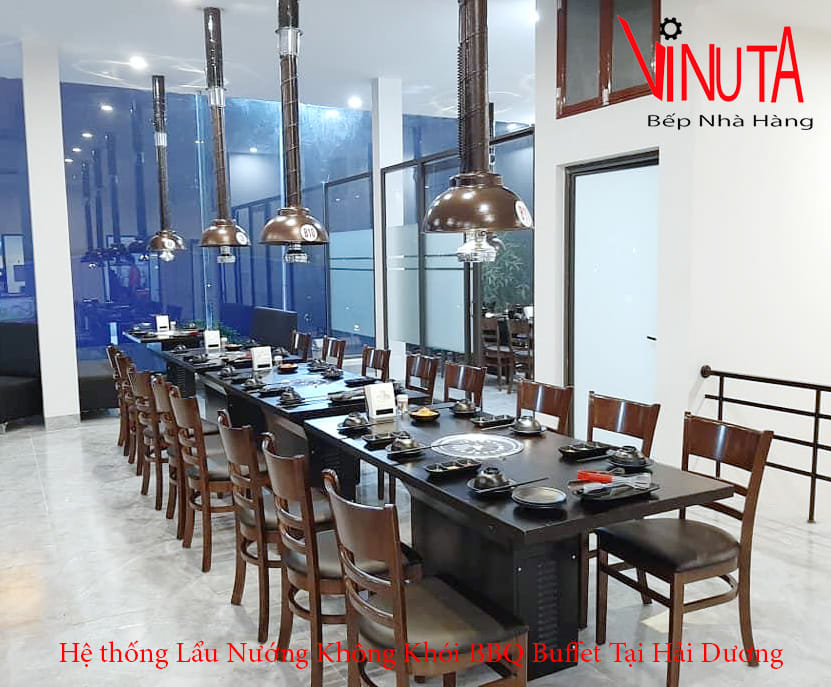 hệ thống lẩu nướng không khói bbq buffet tại hải dương