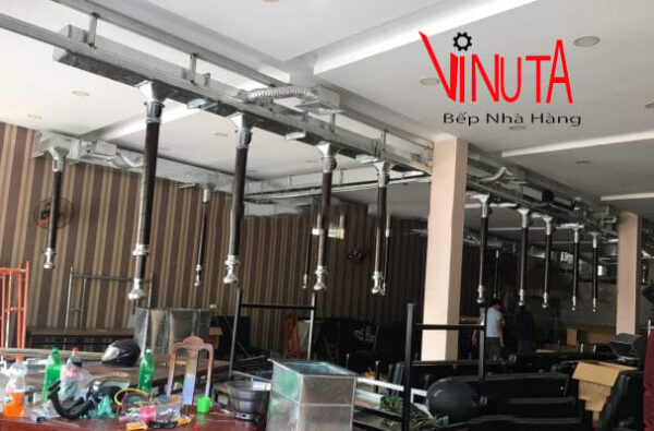 Ống Hút Khói Bếp Nướng màu Cà Phê - Ảnh 5