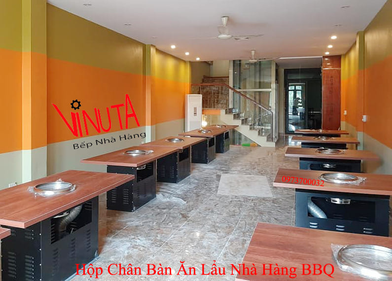hộp chân bàn ăn lẩu nhà hàng bbq