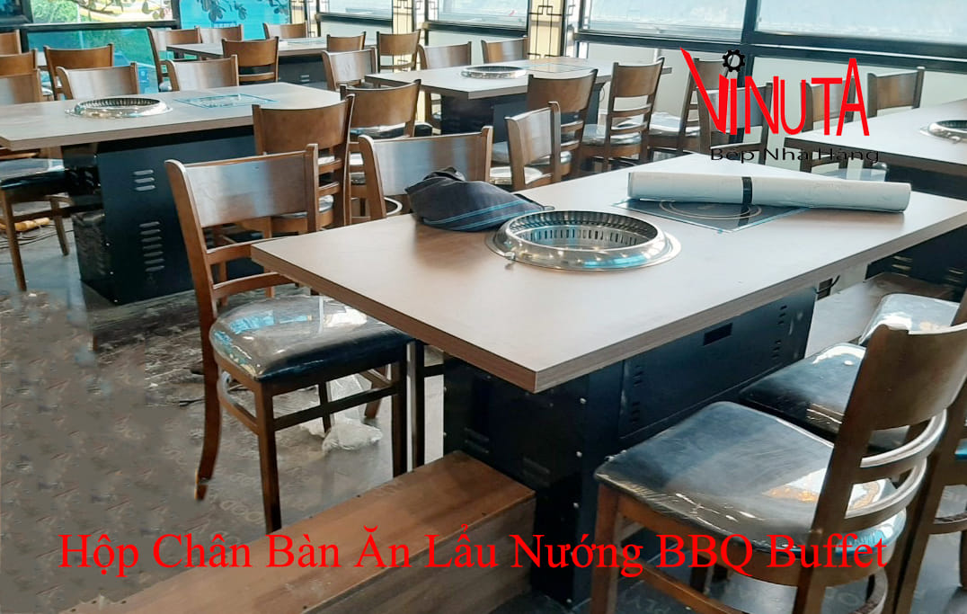hộp chân bàn ăn lẩu nướng bbq buffet tại bình dương