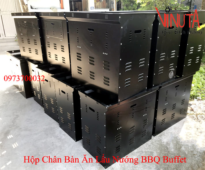 hộp chân bàn ăn lẩu nướng bbq buffet