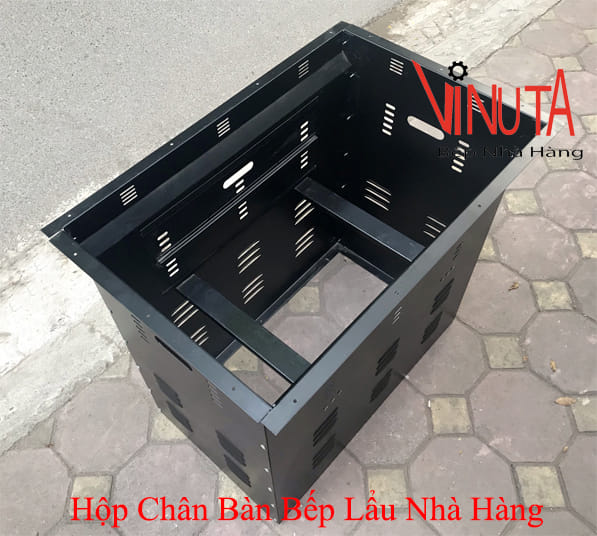 hộp chân bàn bếp lẩu nhà hàng ở bắc giang
