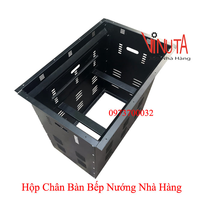 hộp chân bàn bếp nướng nhà hàng ở bạc liêu