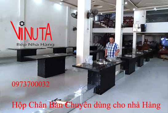 hộp chân bàn chuyên dùng cho nhà hàng