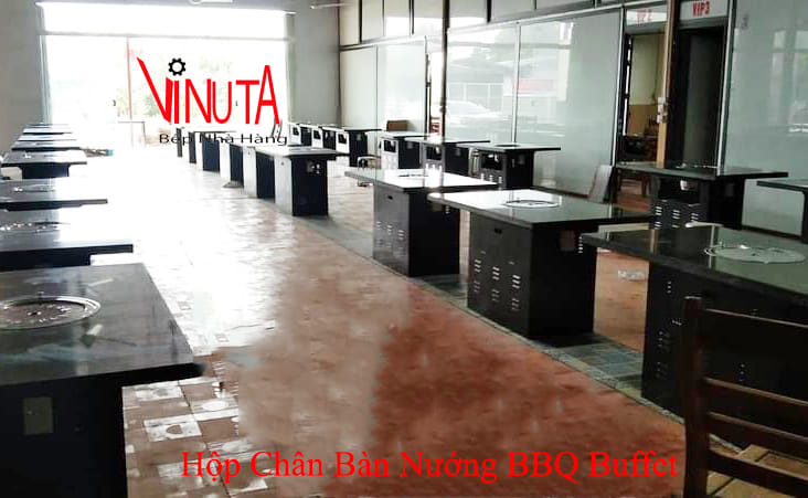 hộp chân bàn nướng bbq buffet