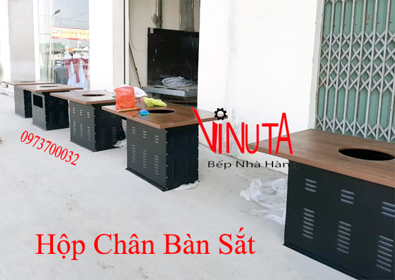 hộp chân bàn sắt ở an giang