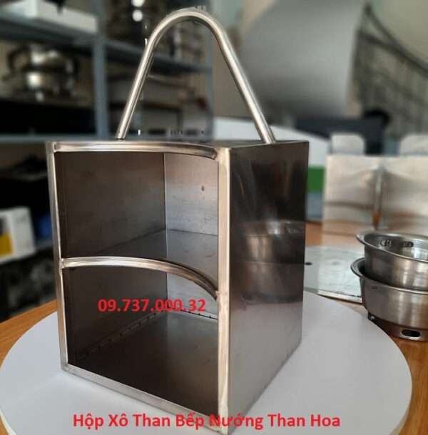 Khay đựng xô than, thùng inox đựng bát để than, xô than, tô than giá rẻ - Ảnh 5
