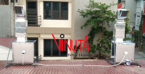 Thi Công Lắp Đặt Hệ thống bếp Nướng Than Hoa Hàn Quốc Hút Khói Âm Bàn tại Sơn Tây