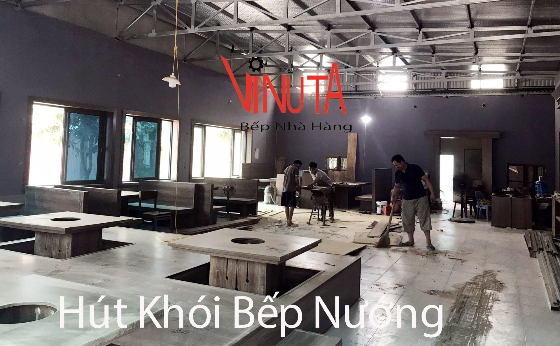 hút khói bếp nướng