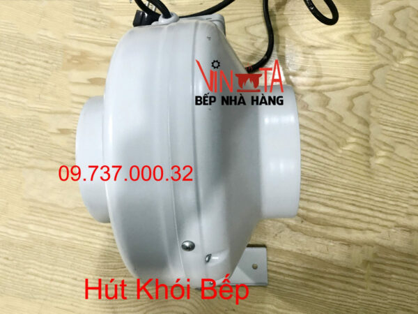 quạt hút mùi bếp nấu gia đình, quạt hút khói khử mùi nối ống D125 mm giá rẻ - Ảnh 3