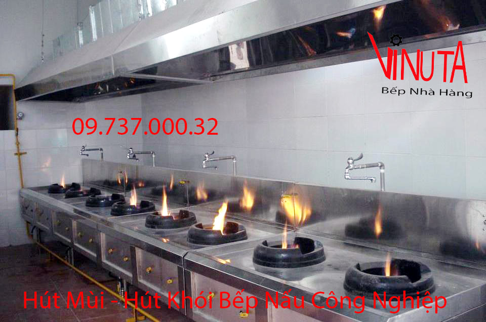 hút khói hút mùi bếp nấu công nghiệp