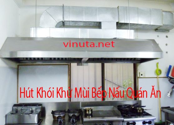 hút khói khử mùi bếp nấu quán ăn