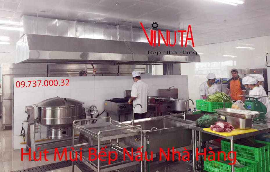 hút mùi bếp nấu nhà hàng