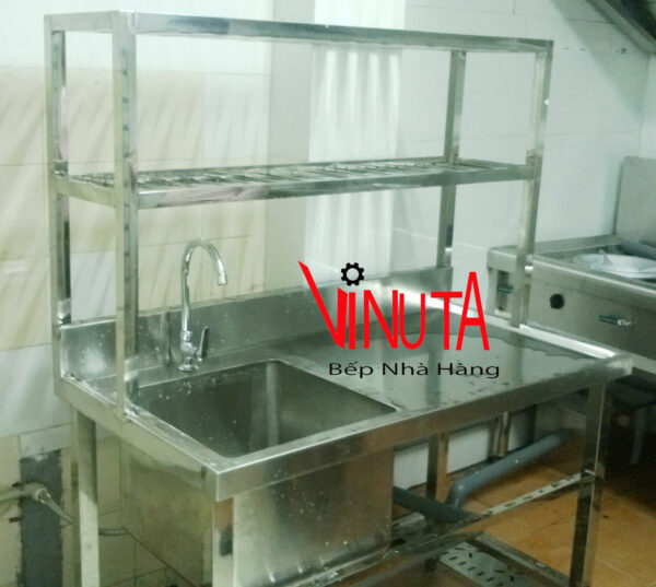 Giá nan inox treo tường gia đình, nhà hàng, khách sạn,khu công nghiệp - Ảnh 11