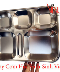 Alternative view of khay cơm inox 304 | khay cơm văn phòng 5 ngăn| Khay đựng cơm 5 ngăn
