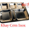 khay cơm inox 201 | khay đựng thức ăn | Khay cơm văn phòng, học sinh