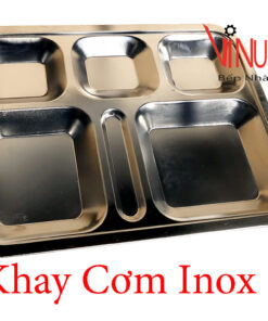 khay cơm inox 201 | khay đựng thức ăn | Khay cơm văn phòng, học sinh