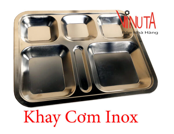 khay cơm inox 201 | khay đựng thức ăn | Khay cơm văn phòng, học sinh