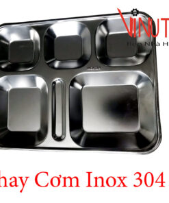 khay cơm inox 304 | khay cơm văn phòng 5 ngăn| Khay đựng cơm 5 ngăn