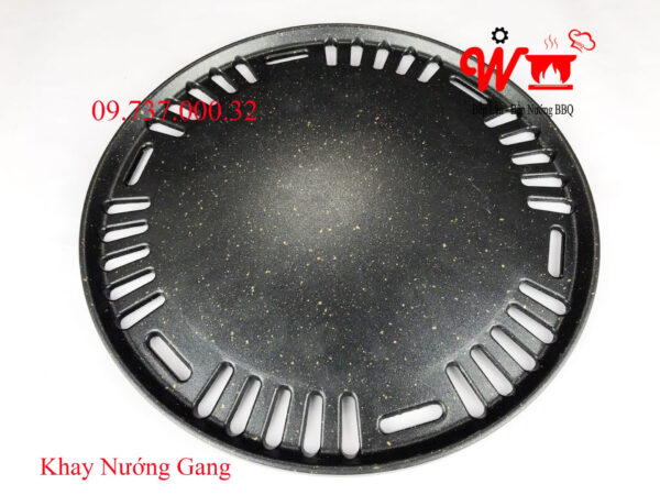 Vỉ nướng than bếp nướng, gogi, đĩa, khay, inox 304, gang chống dính - Ảnh 15