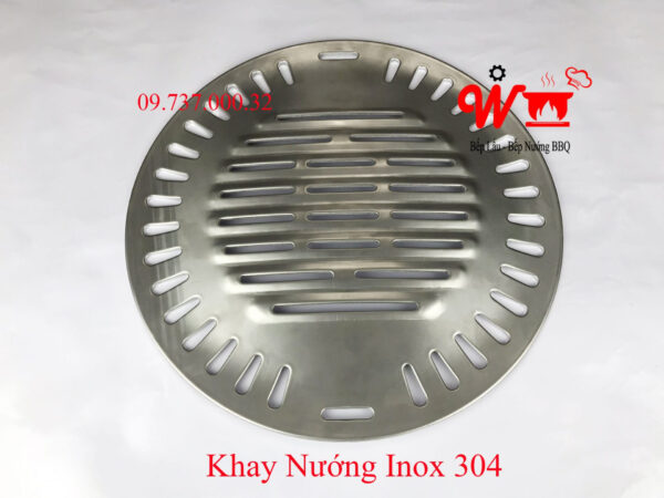Vỉ nướng than bếp nướng, gogi, đĩa, khay, inox 304, gang chống dính - Ảnh 14