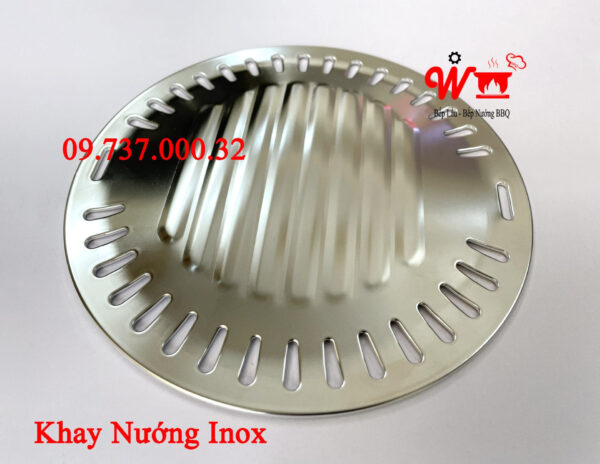 Đĩa nướng, vỉ nướng, khay nướng bếp nướng than hoa, gas, điện BBQ - Ảnh 8