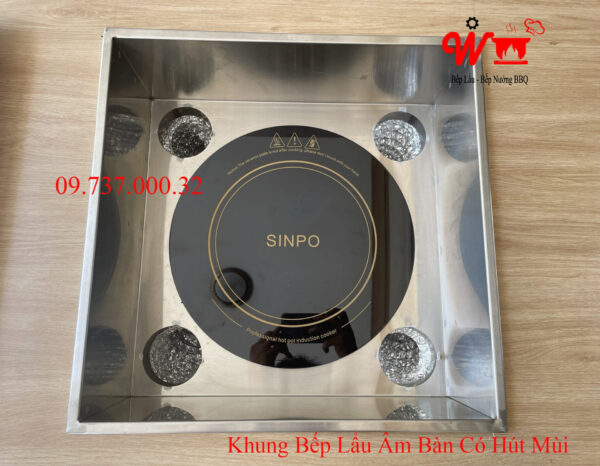 Bếp lẩu tự tiêu, khử khói mùi âm bàn, sang trọng, giống haidilao, hotpot - Ảnh 33