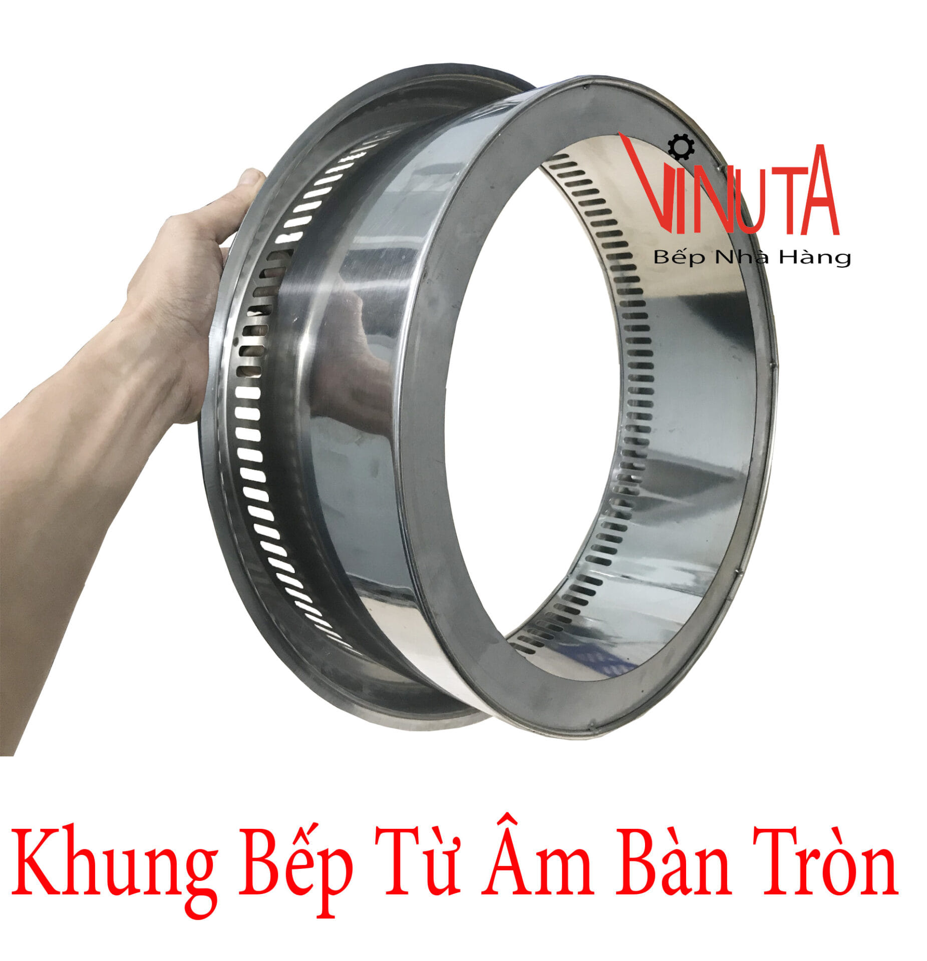 khung bếp từ âm bàn tròn