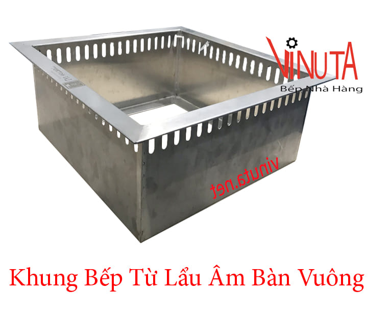 khung để bếp từ lẩu âm bàn vuông