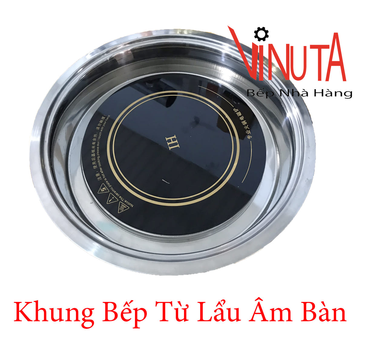 khung bếp từ lẩu âm bàn tròn