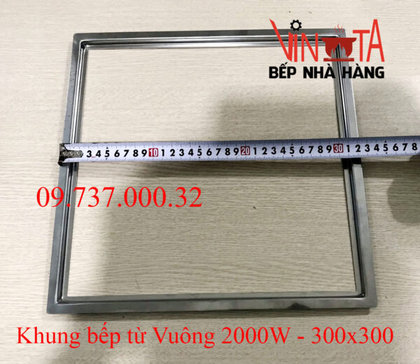 Khung bếp từ âm bàn, Vành đỡ bếp từ âm bàn nhà hàng, quán ăn giá rẻ - Ảnh 11