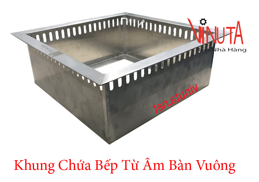 khung chứa bếp từ âm bàn vuông