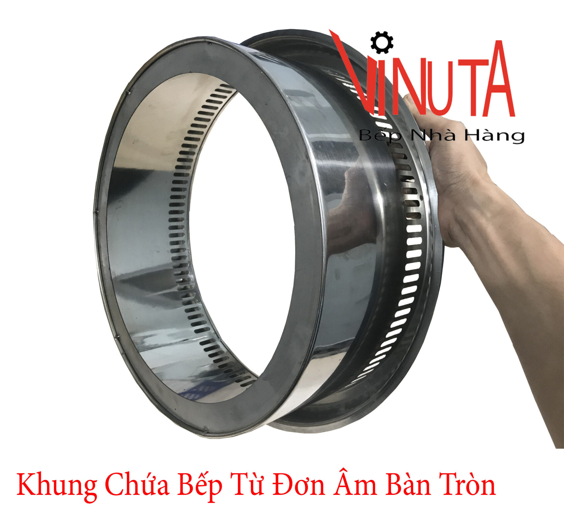 khung chứa bếp từ đơn âm bàn tròn