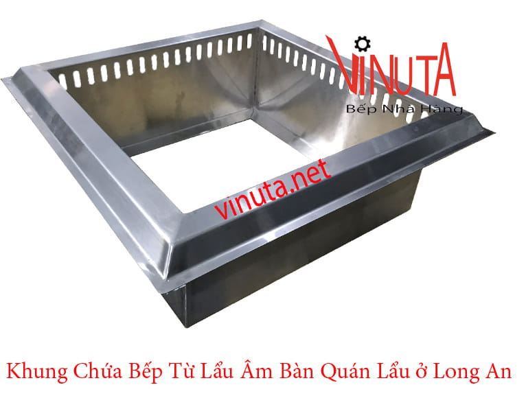 khung chứa bếp từ lẩu âm bàn quán ăn ở long an