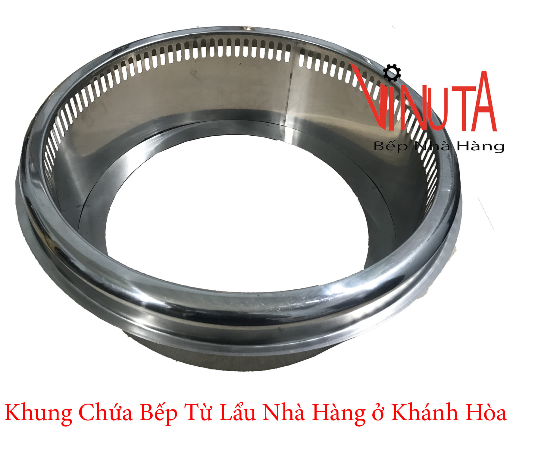 khung chứa bếp từ lẩu nhà hàng ở khánh hòa