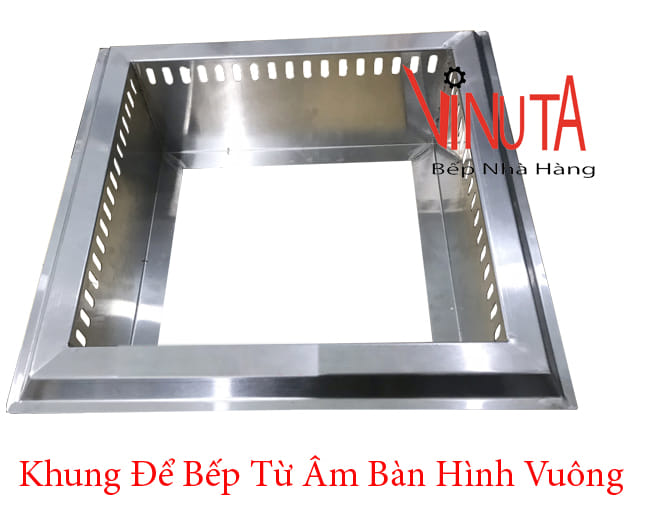 khung để bếp từ âm bàn hình vuông