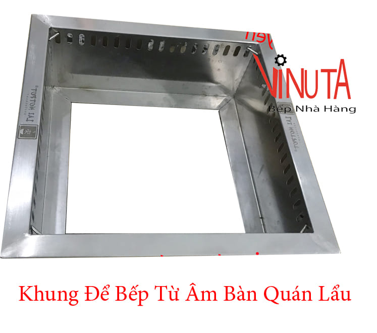 khung để bếp từ âm bàn quán lẩu