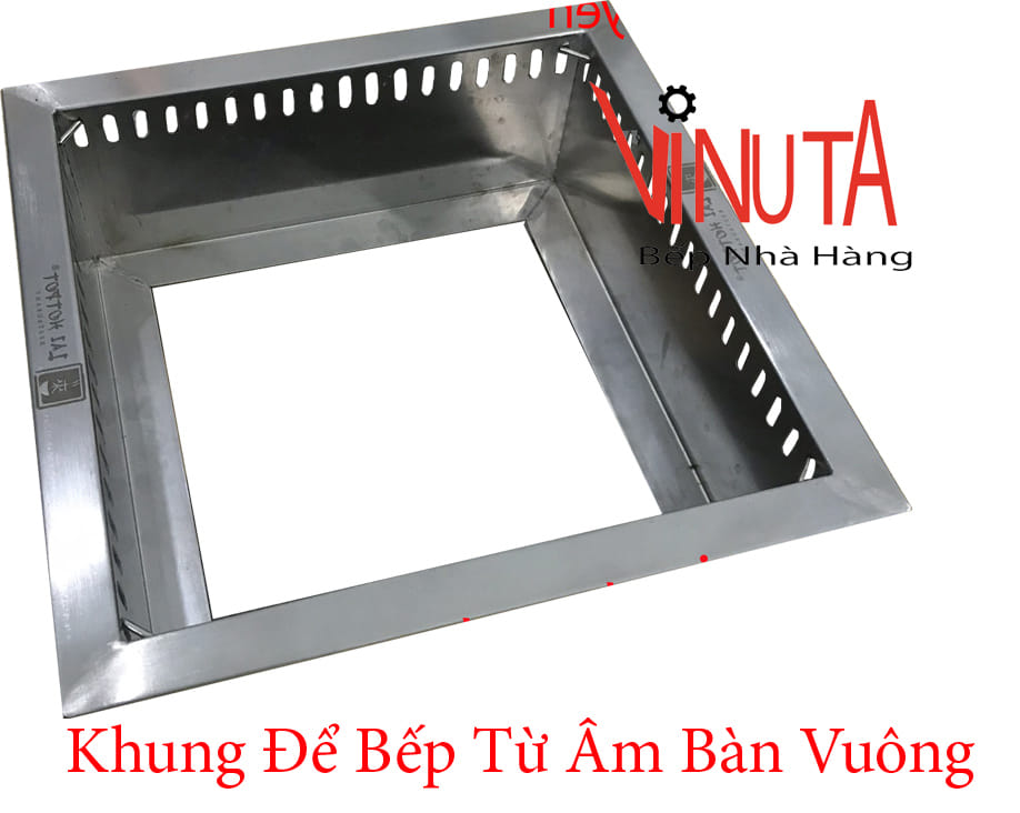 khung để bếp từ âm bàn vuông