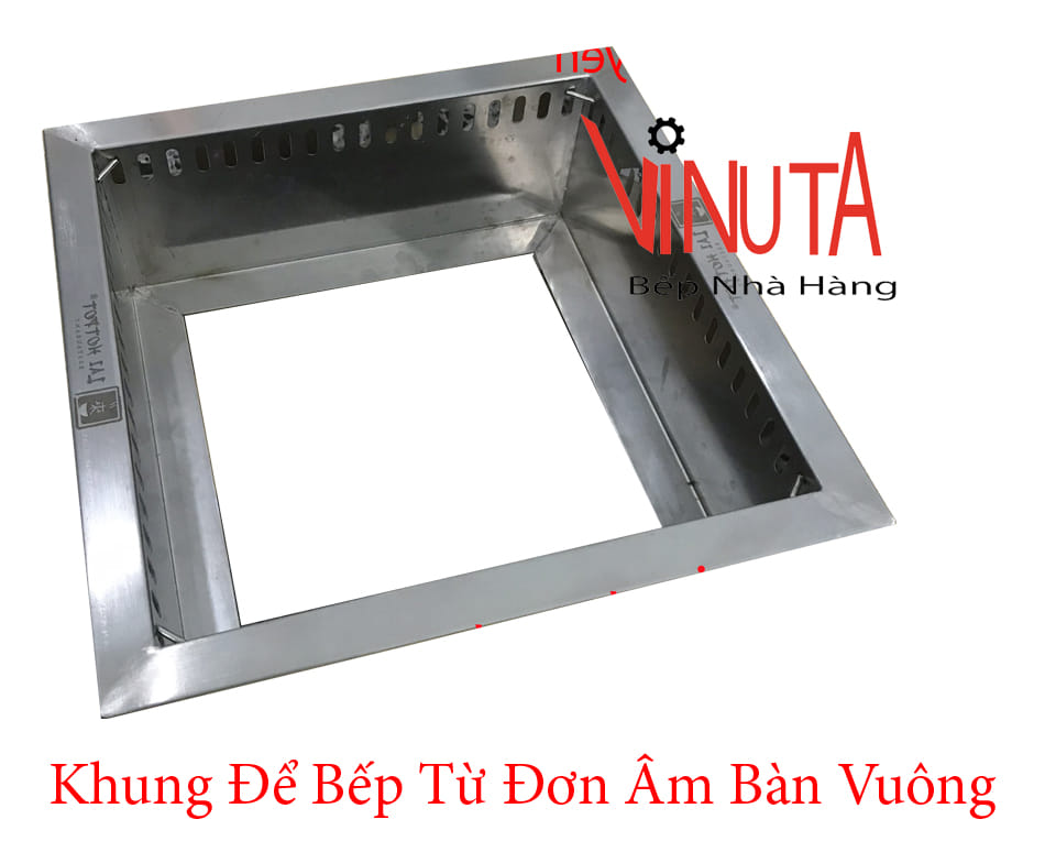khung để bếp từ đơn âm bàn vuông