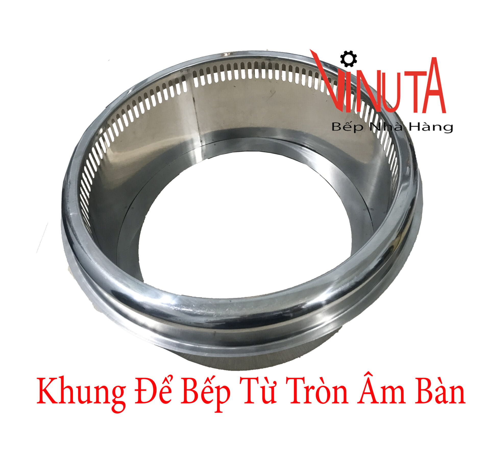 khung để bếp từ tròn âm bàn