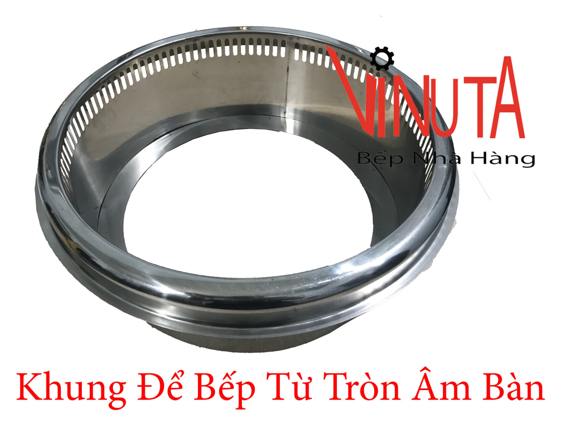 khung để bếp từ tròn âm bàn
