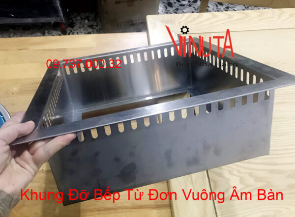 Nồi lẩu âm bàn 3 ngăn, bộ bếp lẩu điện từ hình vuông 3 ngăn 3000w - Ảnh 9