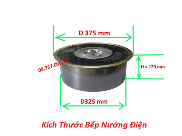Bếp lẩu nướng âm bàn, bếp lẩu nướng 2 trong 1 bằng điện chất lượng - Ảnh 8