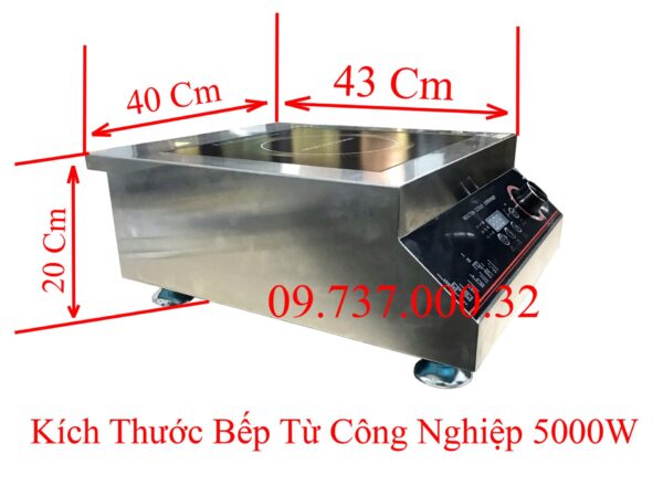 Bếp từ công nghiệp 5000w, bếp điện từ công suất 5kw giá rẻ, bền, đẹp - Ảnh 13
