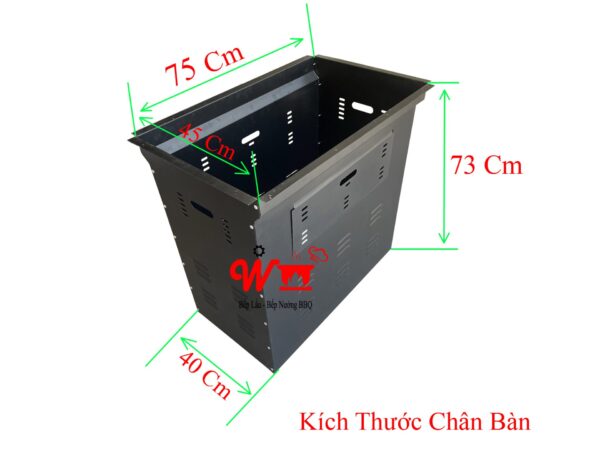 Chân Bàn dùng cho bếp lẩu nướng BBQ Hàn Quốc, chắc chắn, bền, đẹp - Ảnh 11
