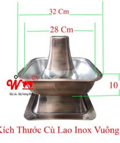 Alternative view of Nồi nấu lẩu cù lao inox 304, lẩu cá dân ích, nồi nấu lẩu bằng than