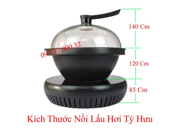Bếp lẩu hơi gia đình, nồi lẩu tỳ hưu, lẩu hơi nước, sauna, hấp cách thủy rẻ - Ảnh 10