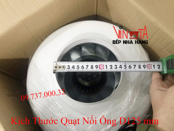 Quạt nối ống phi 150 mm, Quạt hút mùi, thông gió nối ống tròn giá rẻ - Ảnh 4