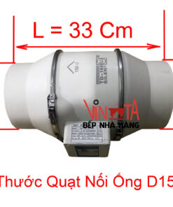 Alternative view of Quạt hút âm trần nối ống gió D150 mm, Quạt khử mùi hôi độc hại, cấp khí sạch